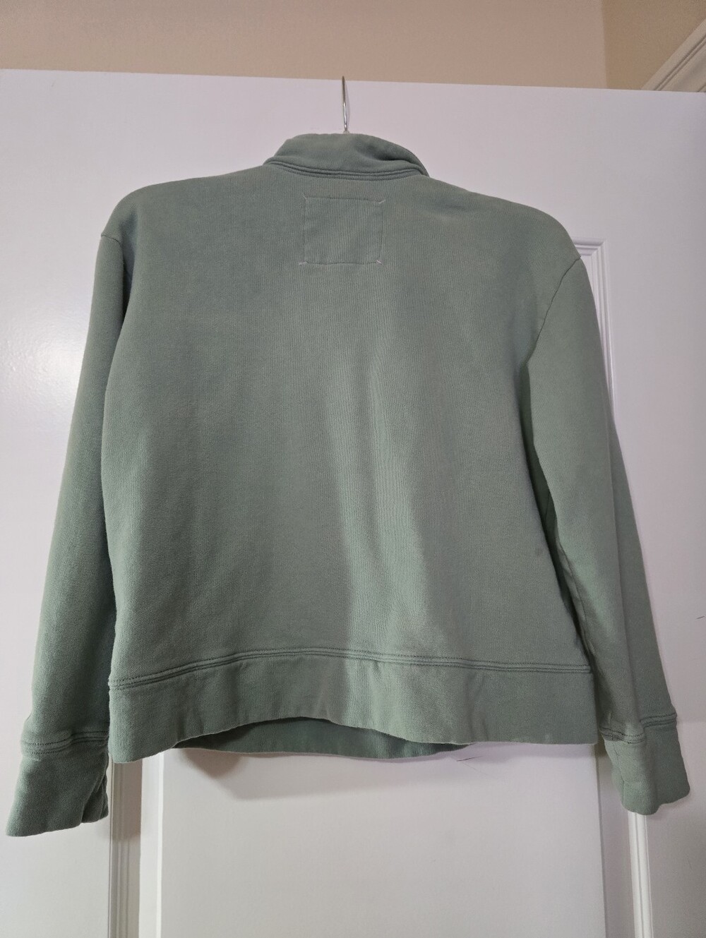 Tommy Bahama Women's Half Zip-Up Pullover Sweater in Sage Green - Picture 3 of 5